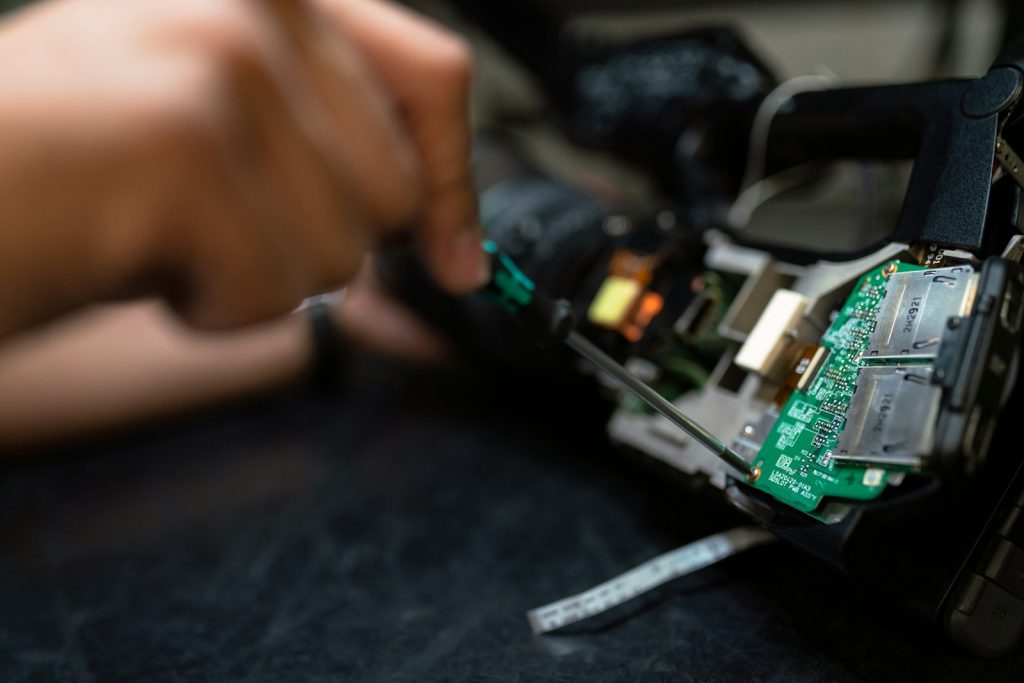 Technical equipment prepared for measurement work