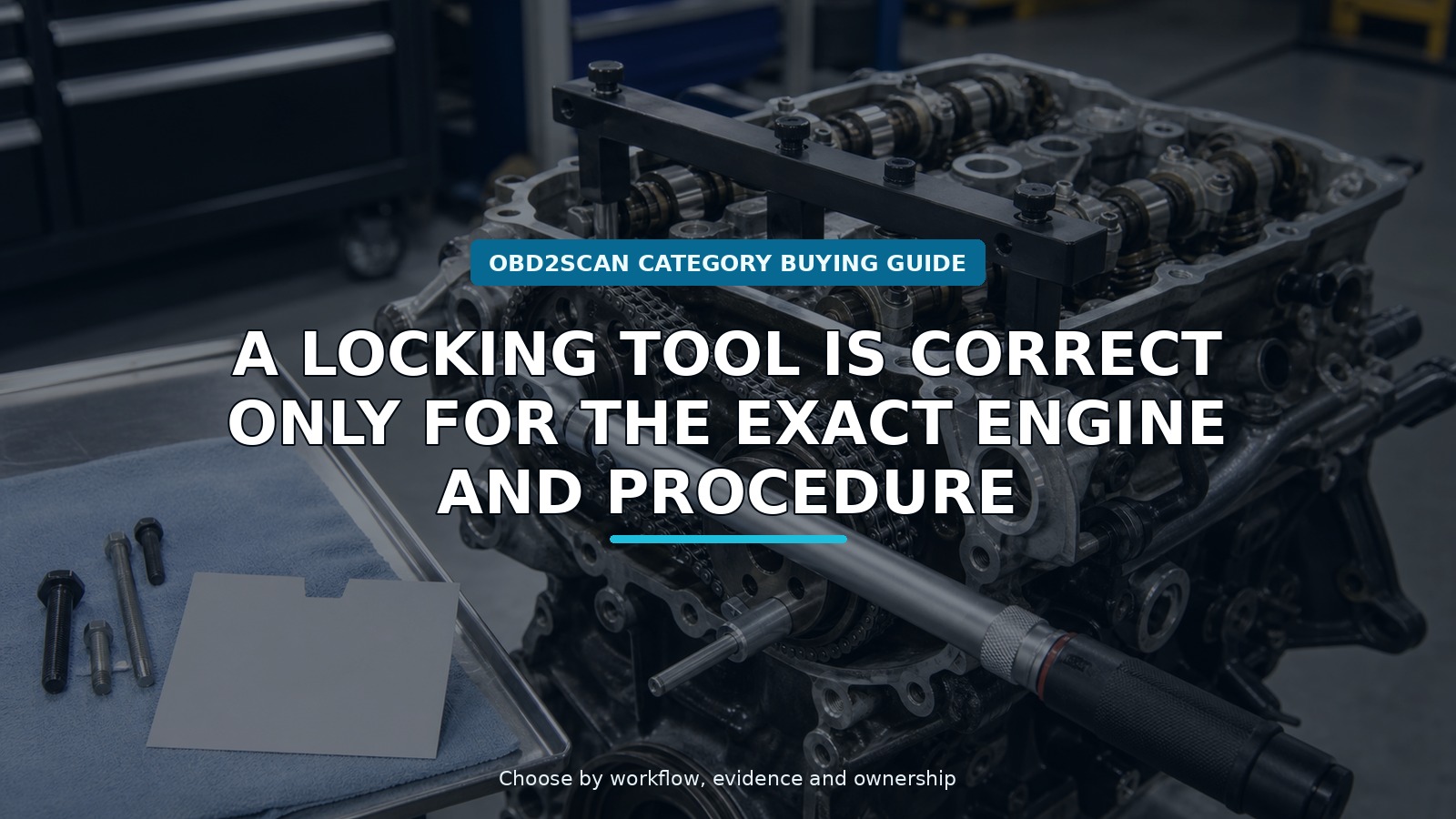 Workshop scene for mercedes m271 engine timing tool kit buying guide