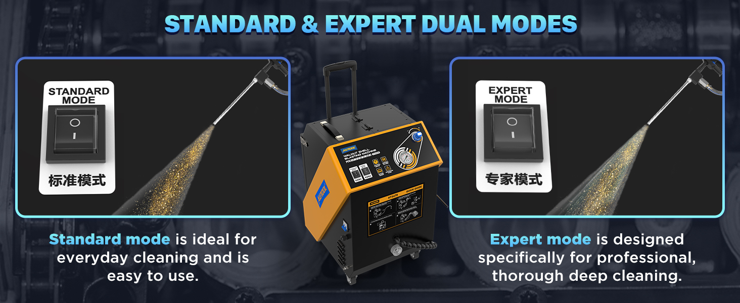 AUTOOL HTS678 Standard and Expert mode switches