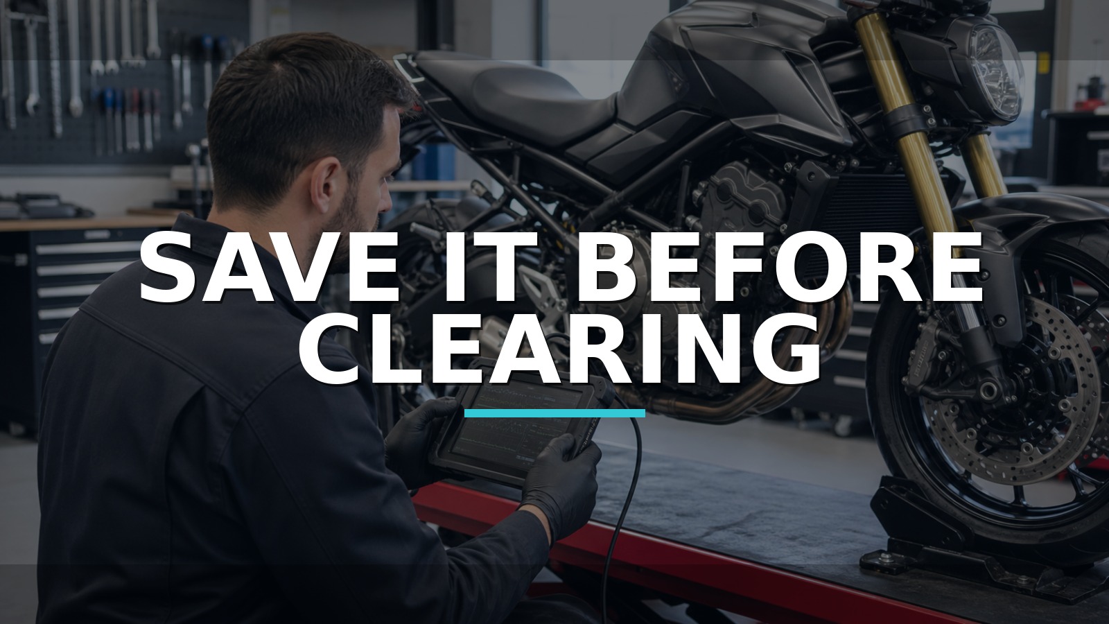Save It Before Clearing — conceptual diagnosis scene