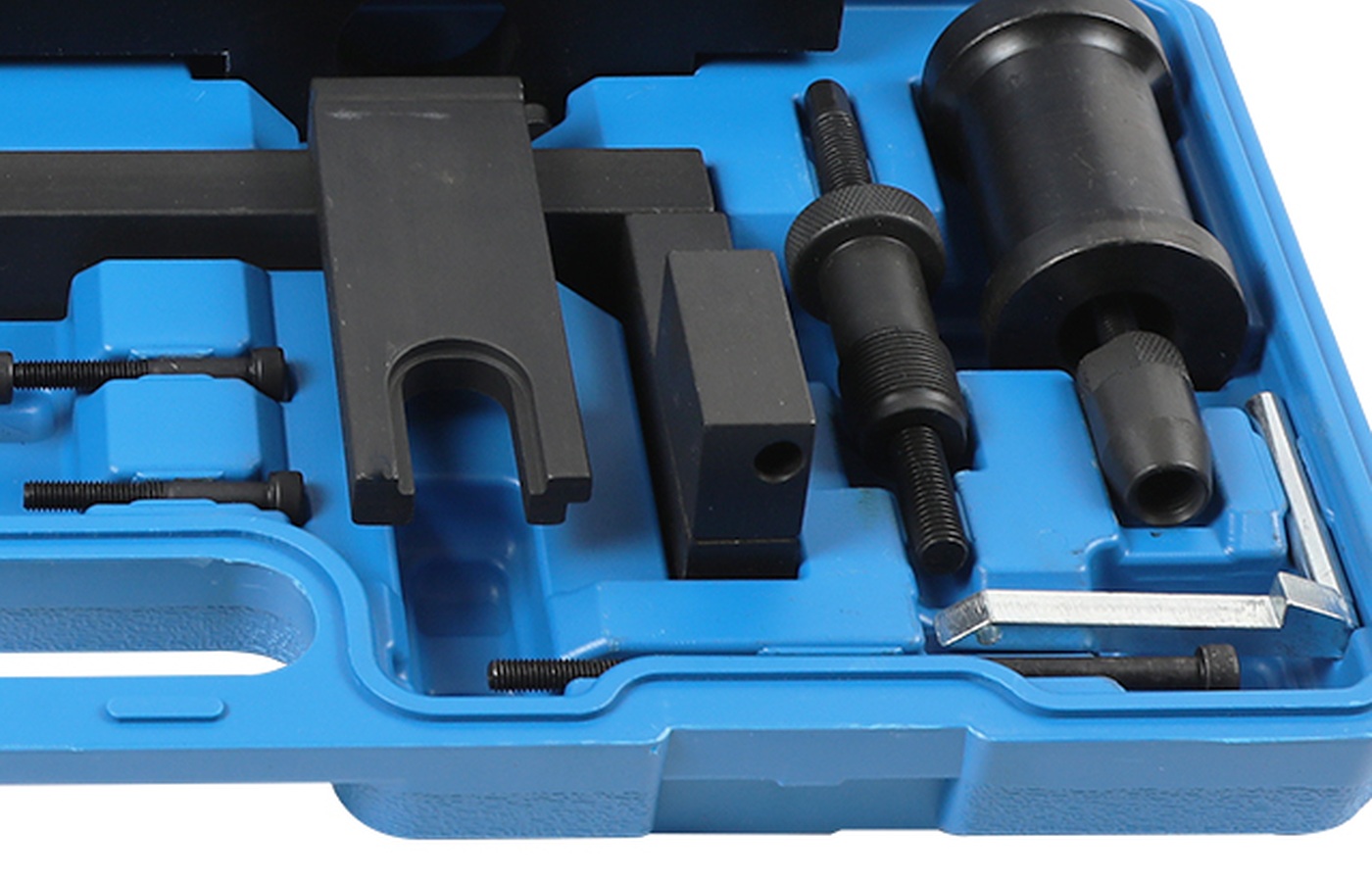 Source-derived close view of the right-side cylindrical, screw-type and support pieces in the official kit.