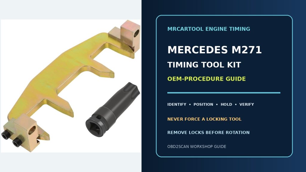 How to Use the MRCARTOOL Mercedes M271 Timing Tool Kit