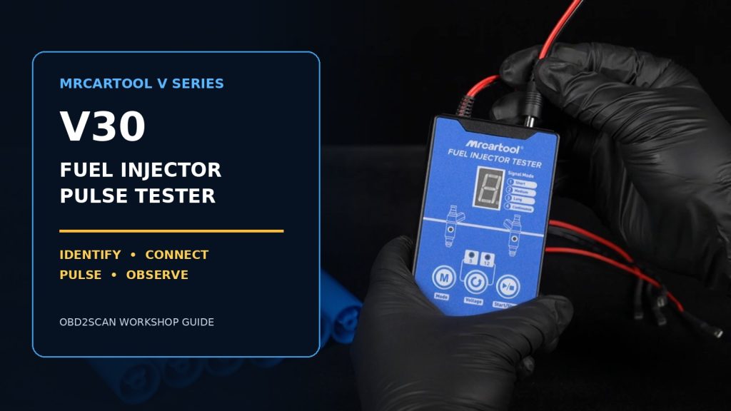 How to Use the MRCARTOOL V30 Fuel Injector Tester