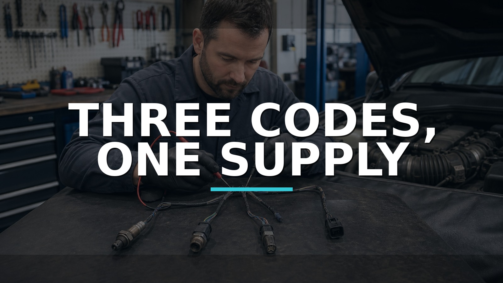 Three Codes, One Supply — conceptual diagnosis scene