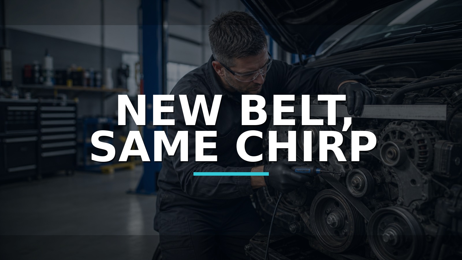 New Belt, Same Chirp — conceptual diagnosis scene