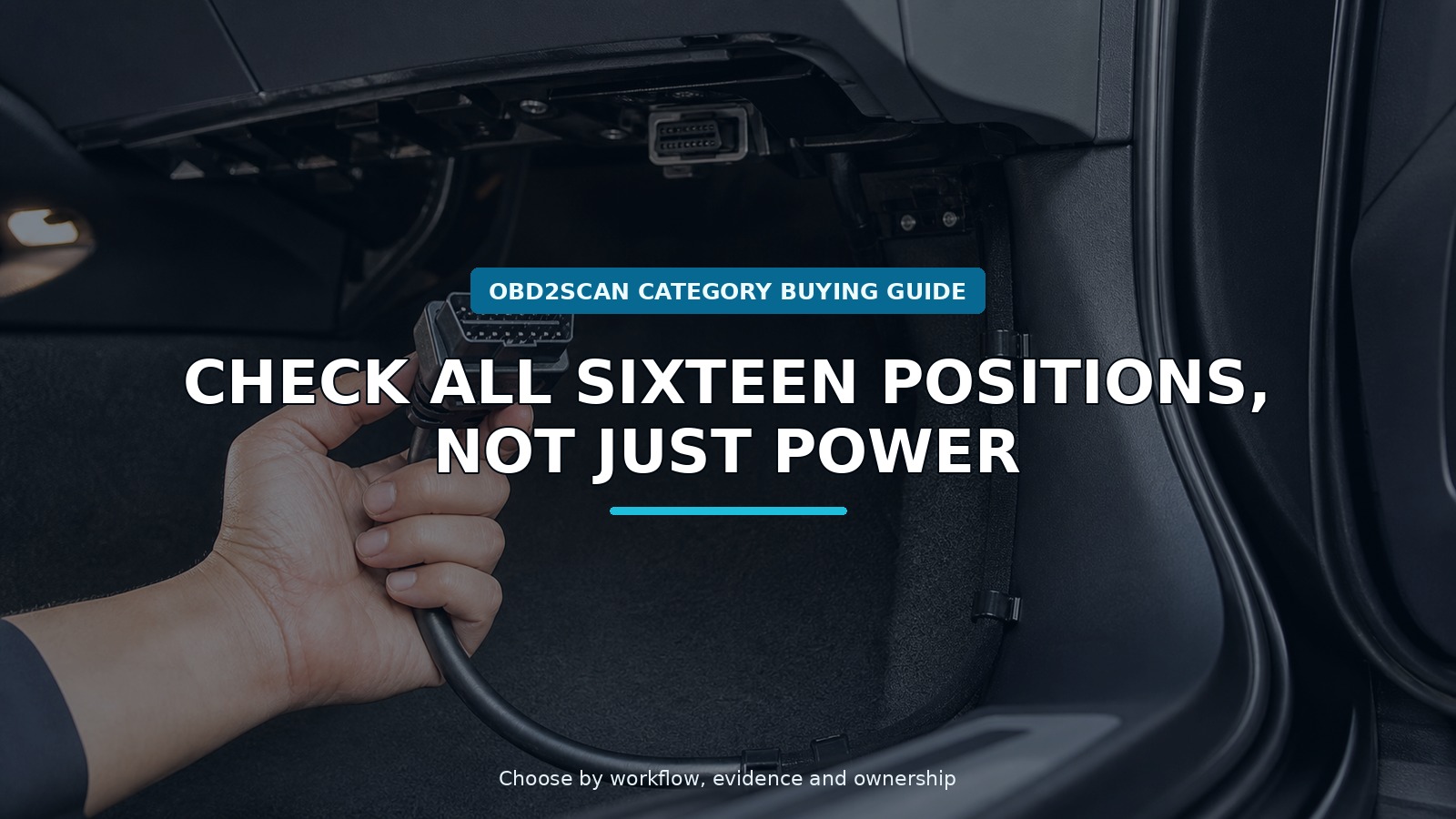 Workshop scene for obd2 extension cable buying guide