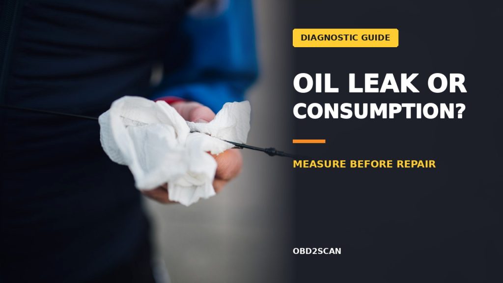Oil Leak or Oil Consumption? Measure the Loss Before Choosing a Repair