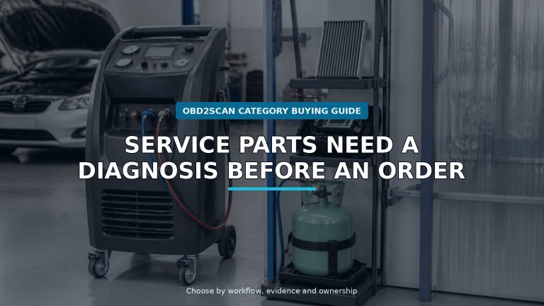 Workshop scene for refrigerant recovery machine service parts buying guide