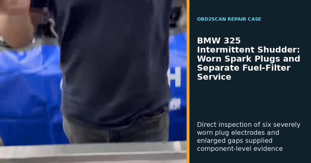 BMW 325 Intermittent Shudder: Worn Spark Plugs and Separate Fuel-Filter Service