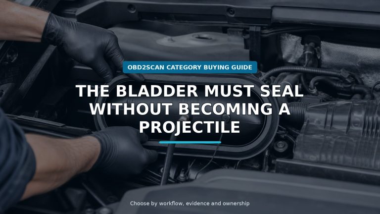 Workshop scene for smoke machine intake bladder buying guide