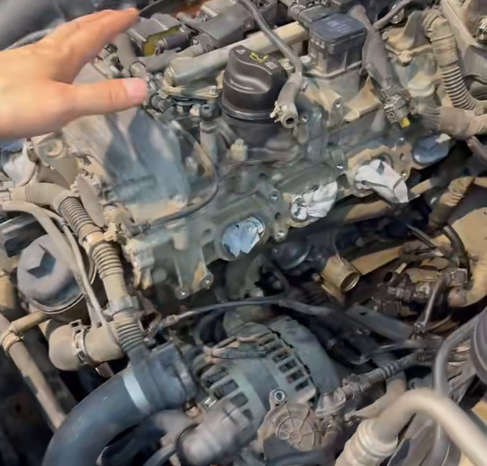 Thermostat location visible with surrounding components removed.