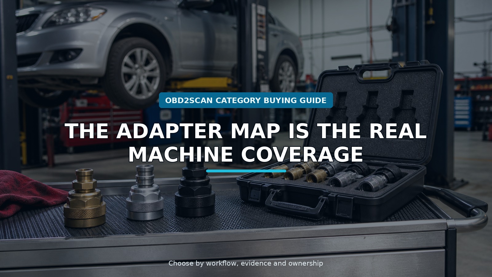 Workshop scene for transmission fluid exchanger adapter kit buying guide