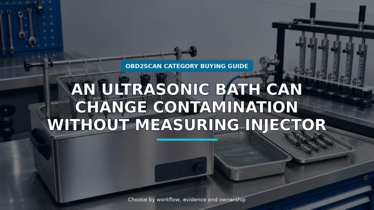 Workshop scene for ultrasonic fuel injector cleaning-only machine buying guide