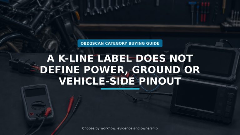 Workshop scene for universal k-line motorcycle diagnostic cable buying guide