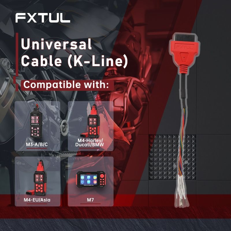 Exact first-party product or workflow view of FXTUL universal K-Line cable for compatible M3, M4 and M7 tools