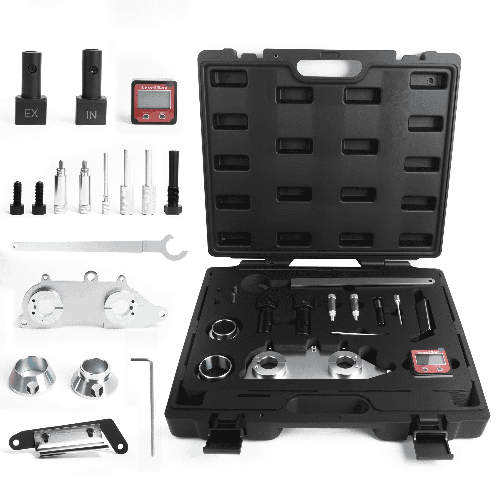 Second exact first-party product or workflow view of MRCARTOOL EA211 EVO 1.5 TSI timing tool kit with digital inclinometer