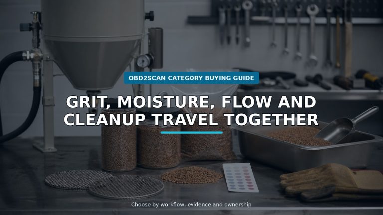 Workshop scene for walnut shell blasting media buying guide