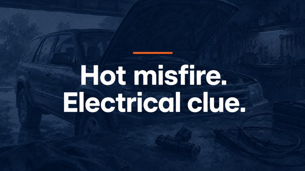 1998 Toyota 4Runner Misfires When Hot: Test the Injector Electrically Before Cleaning It