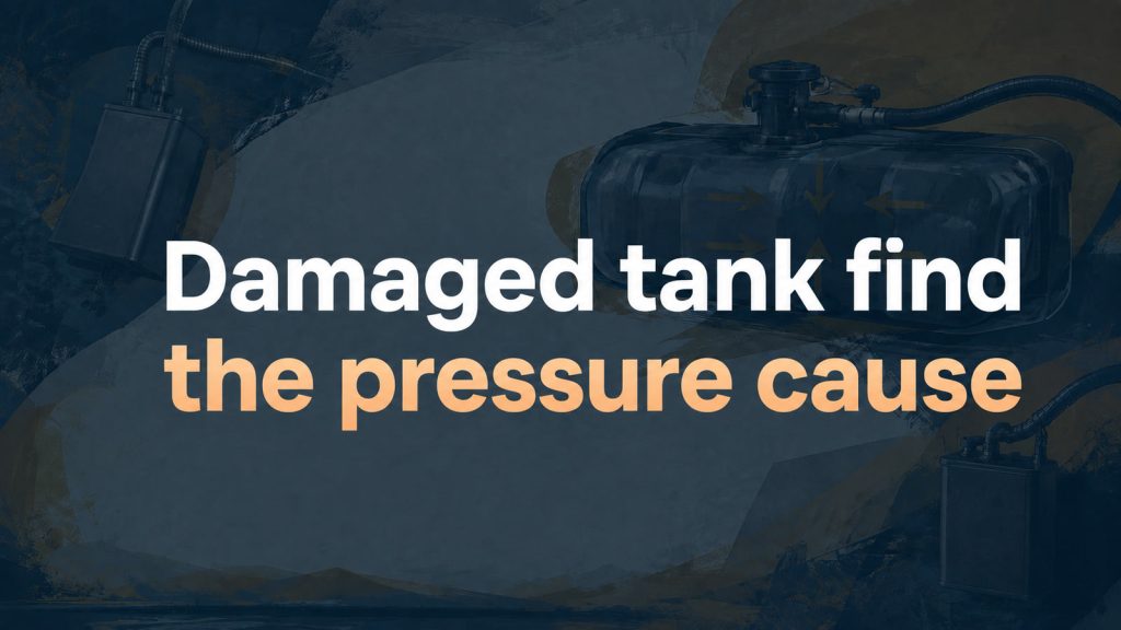 2000 Chevy K3500 Fuel Tank Collapses: Replace the Damage and Find the Vacuum Cause