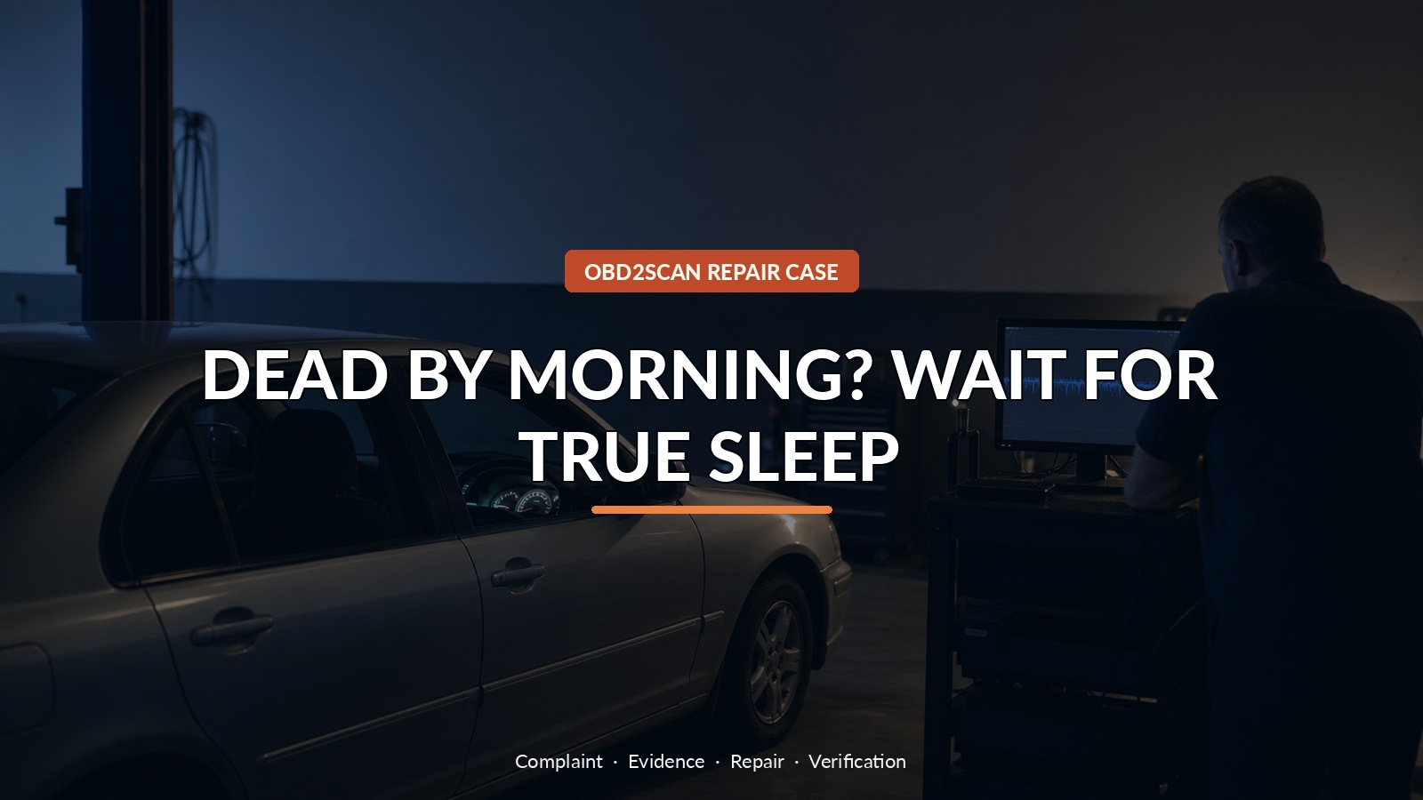 Dead By Morning? Wait For True Sleep — conceptual diagnostic scene