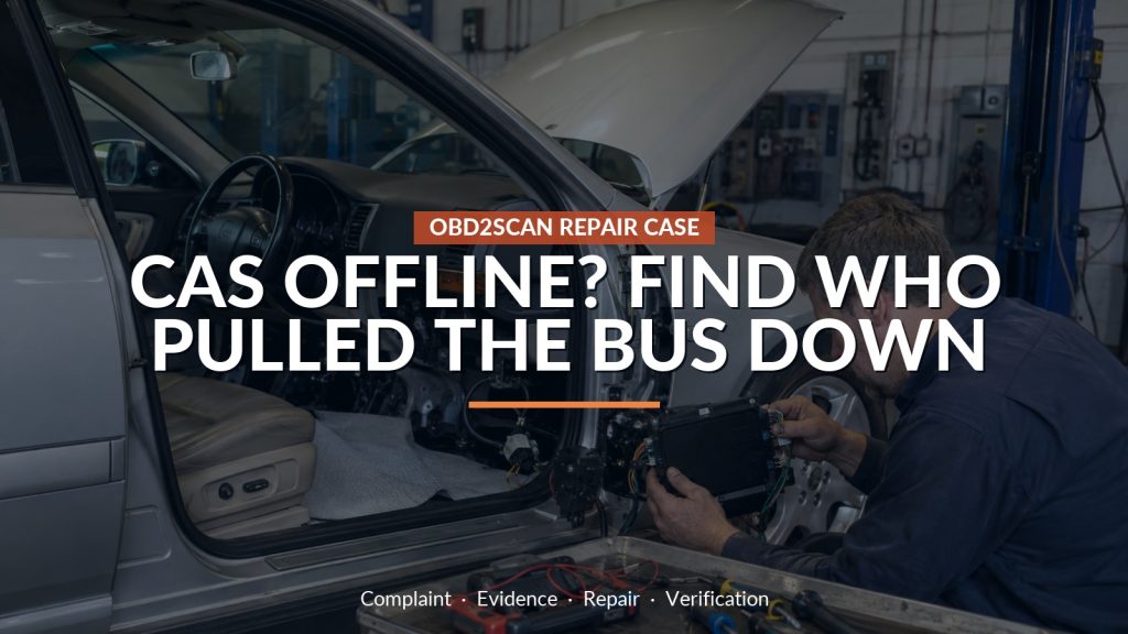 2003 BMW 745i No-Crank: The CAS Was Offline, but the Climate Module Took the Bus Down