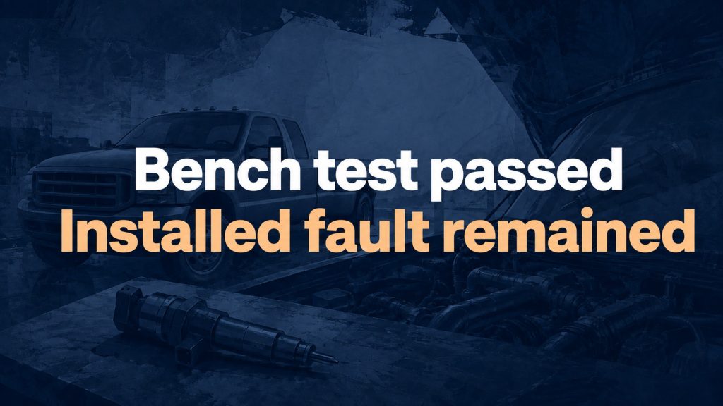 2003 Ford F-350 Keeps Aerating Its Fuel: Why a Bench Pass Did Not Close the Case