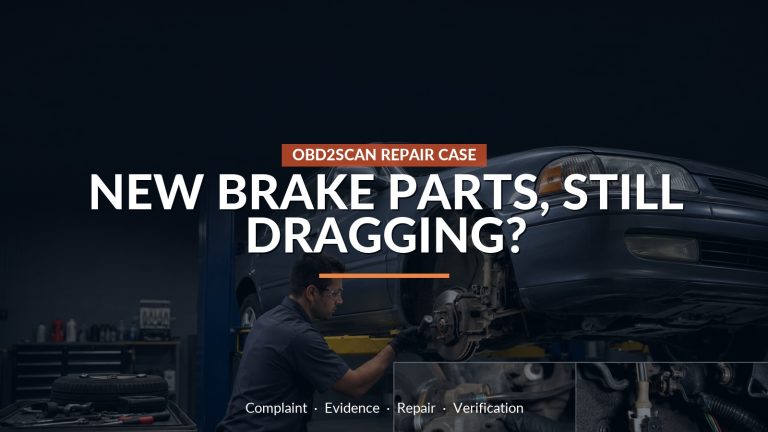 New Brake Parts, Still Dragging? — conceptual repair scene