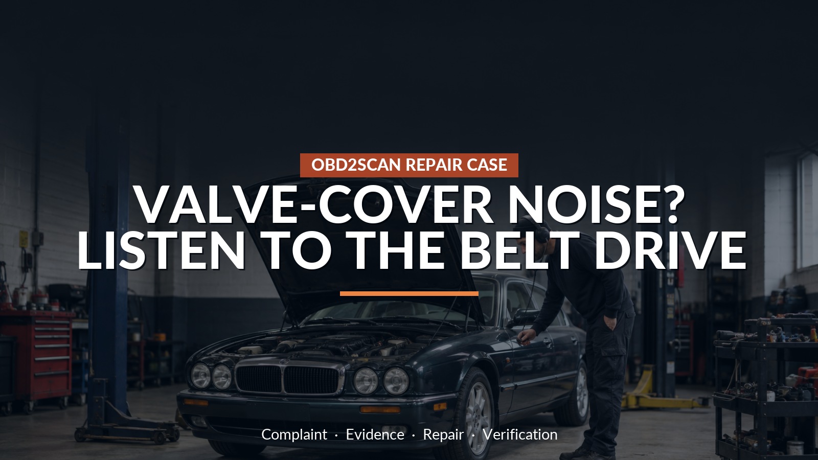 Valve-Cover Noise? Listen To The Belt Drive — conceptual repair scene