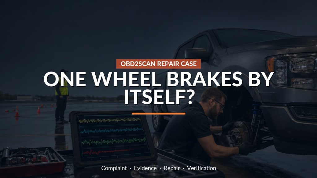 2005 GMC Canyon Braked One Wheel by Itself: Live Data Caught the Right-Front Hub