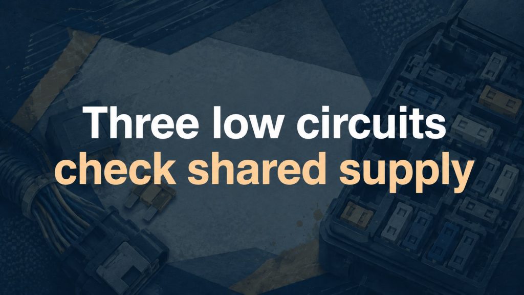 2005 VW Golf TDI Still Lacks Power After a Turbo: Three Circuit-Low Codes Led to Missing Fuses