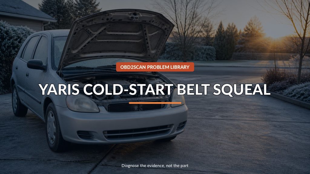 2006–2015 Toyota Yaris Belt Squeals on Cold Start: Measure Before Tightening