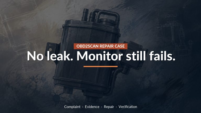 Conceptual editorial illustration: No leak. Monitor still fails.