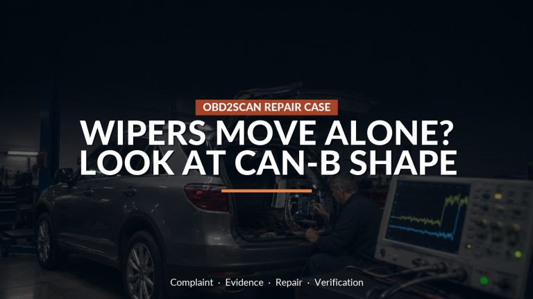 Wipers Move Alone? Look At Can-B Shape — conceptual repair scene