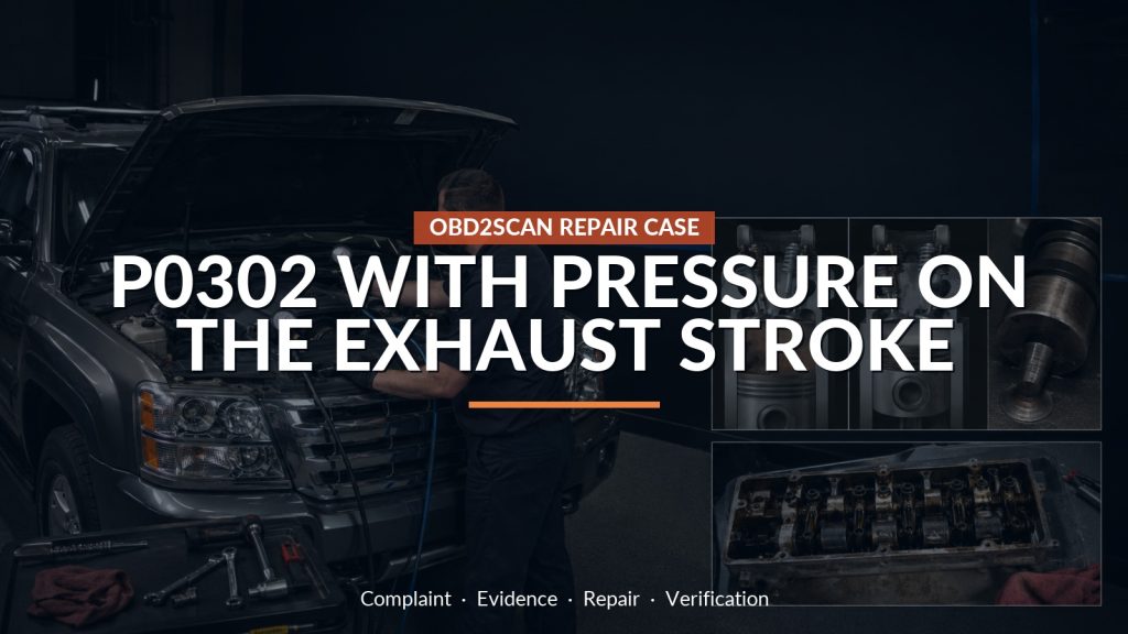 2011 Jeep Grand Cherokee P0302: Exhaust Pressure Found the Missing Cam Lobe