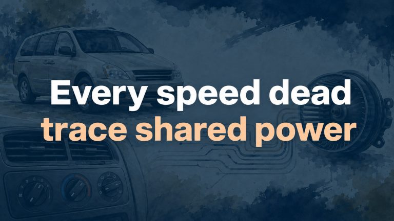 Conceptual editorial illustration: Every speed dead / trace shared power
