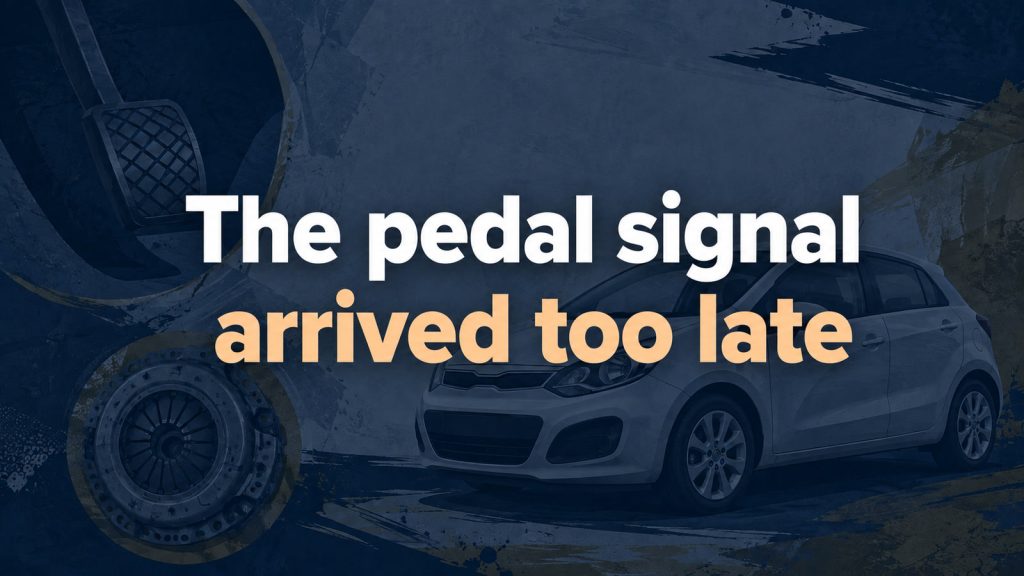2012 Kia Rio Revs When the Clutch Is Pressed: Check When the Pedal Signal Changes