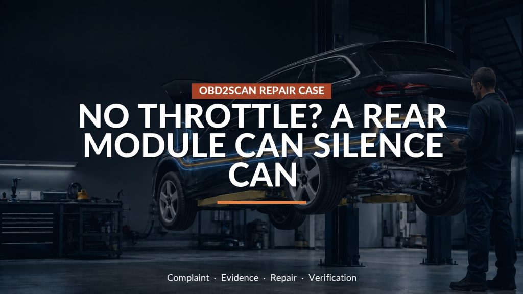 2013 Volvo XC70 Would Idle but Not Accelerate: The Differential Module Silenced High-Speed CAN
