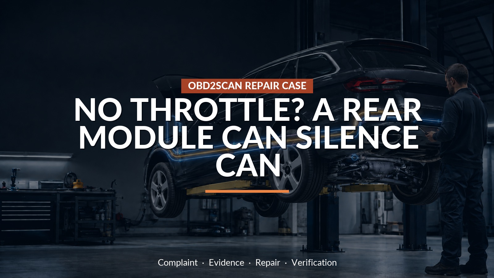 No Throttle? A Rear Module Can Silence Can — conceptual repair scene