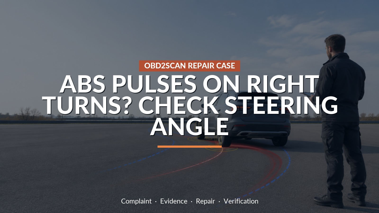 Abs Pulses On Right Turns? Check Steering Angle — conceptual repair scene
