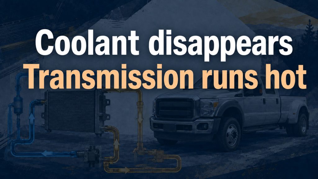 2014 Ford F-450 Transmission Runs Hot While Coolant Disappears: Follow the Secondary Cooling Circuit