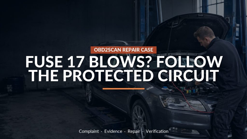 2014 Subaru Outback Died and Would Not Restart: Fuse 17 Pointed to the Main Relay