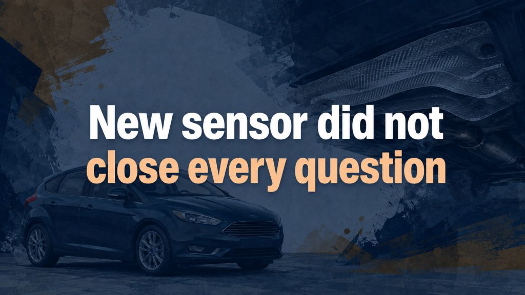 2015 Ford Focus P0137 Returns After a Sensor: Check the Diagram and the Hidden Exhaust Joint