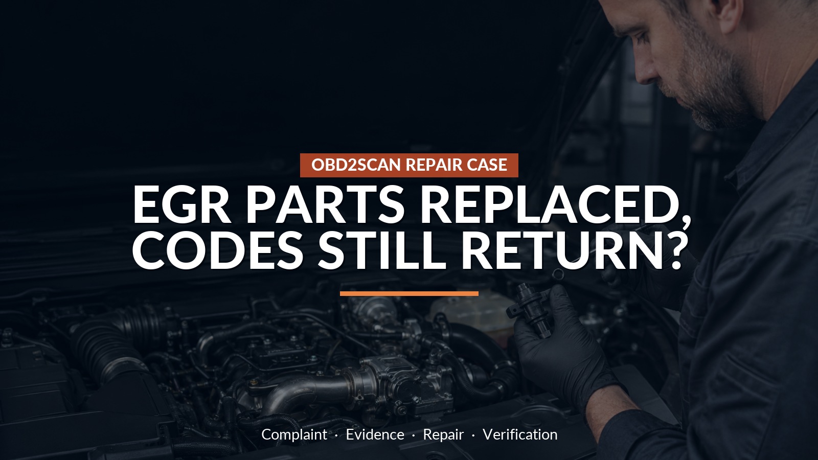 Egr Parts Replaced, Codes Still Return? — conceptual repair scene