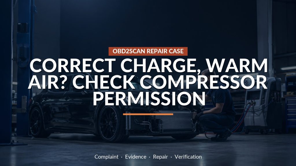 2015 Porsche Panamera A/C Warm After Condenser Work: The Compressor Needed a Reset