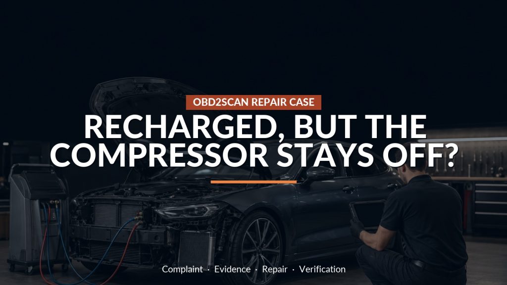 2015 Porsche Panamera A/C Stayed Warm After Condenser Repair: The Compressor Still Needed Permission