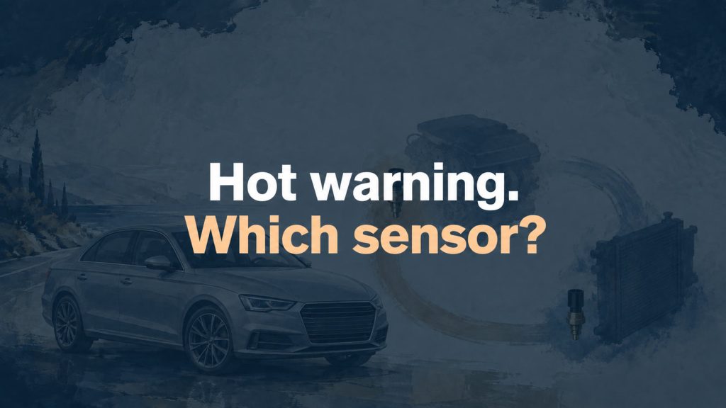 2016 Audi A3 P0116 and a Hot Gauge: Which Temperature Sensor Was Replaced?