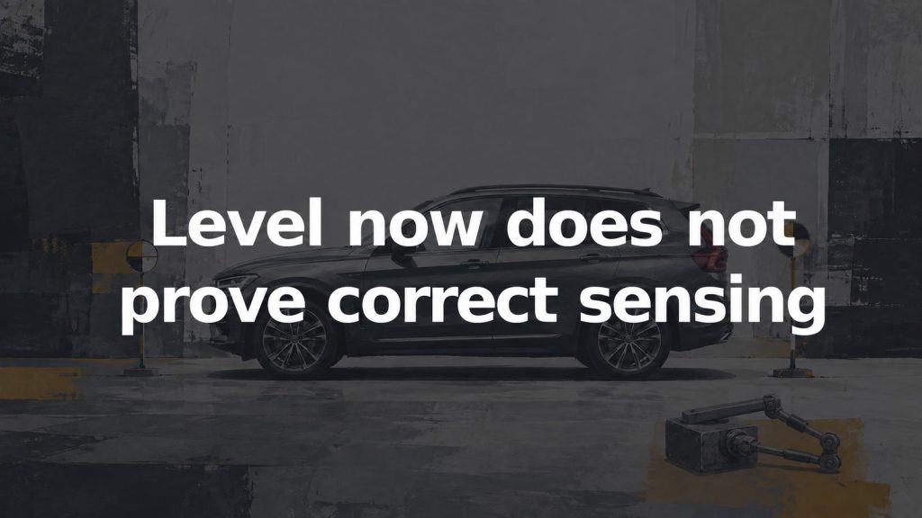 2016 BMW X5 Suspension Warning but the Car Looks Level: Check How the Height Signal Responds