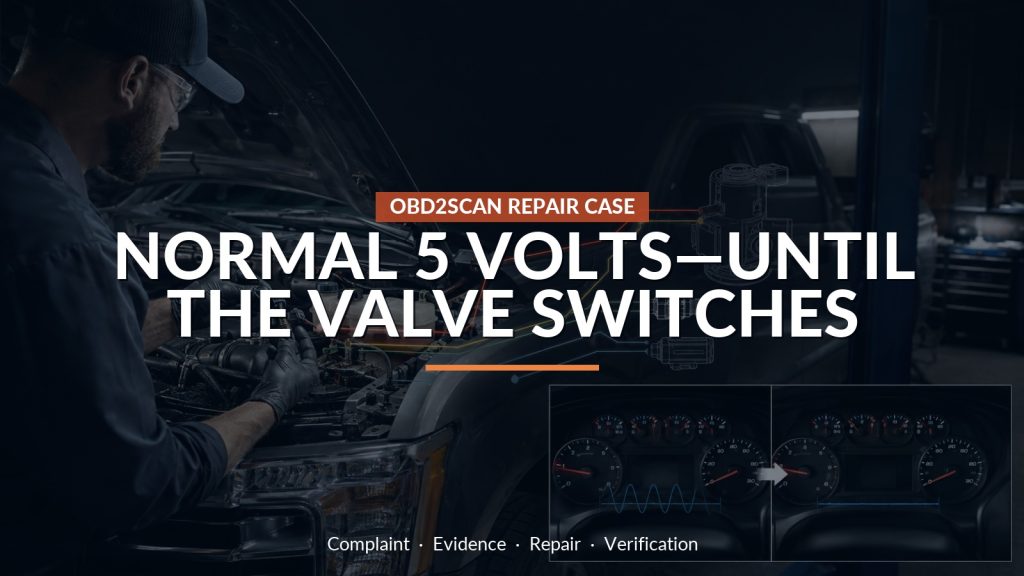 2017 Dodge Ram Lost Throttle Intermittently: A 12-Volt Valve Disturbed the 5-Volt Sensors