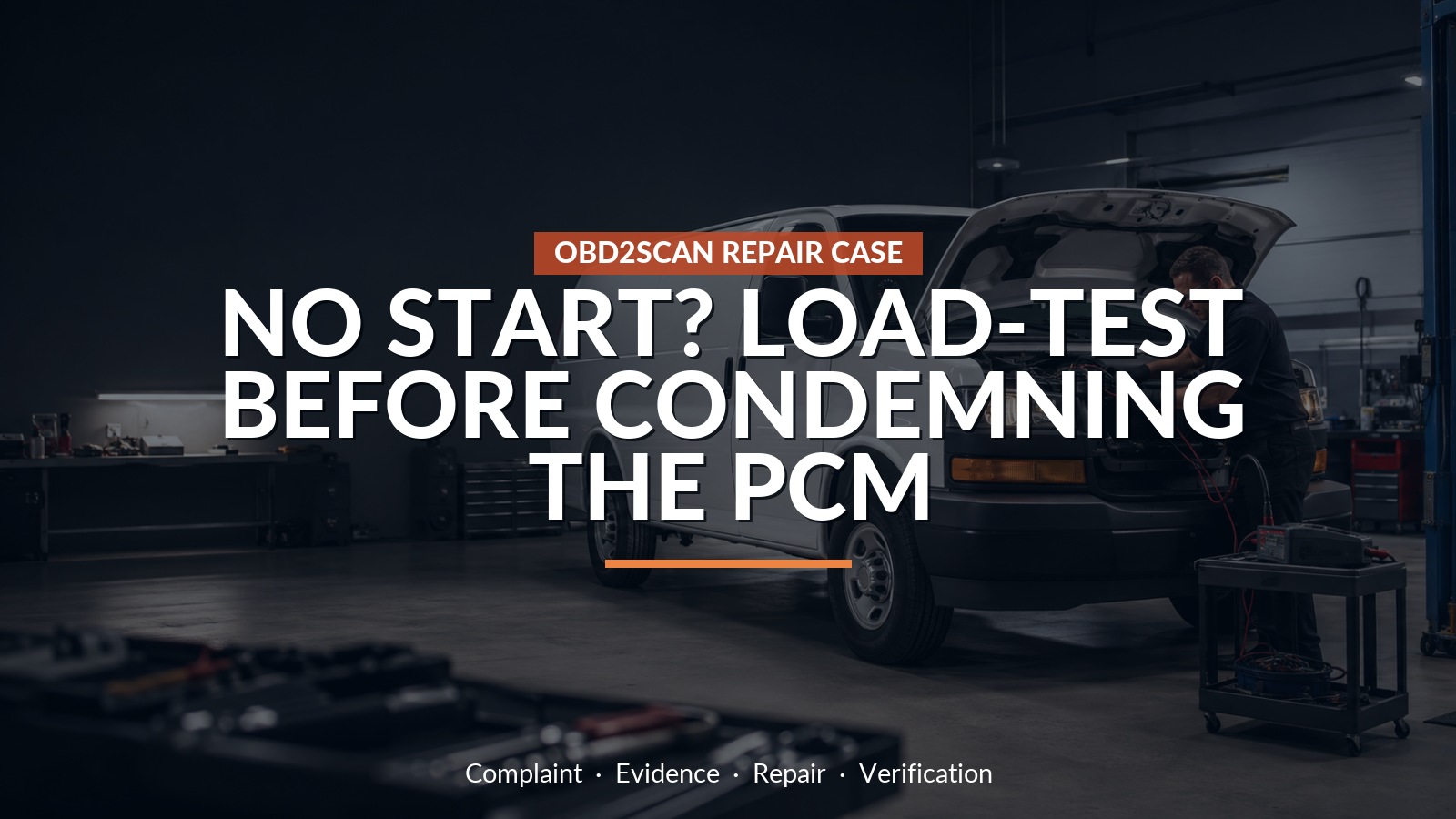 No Start? Load-Test Before Condemning The Pcm — conceptual repair scene
