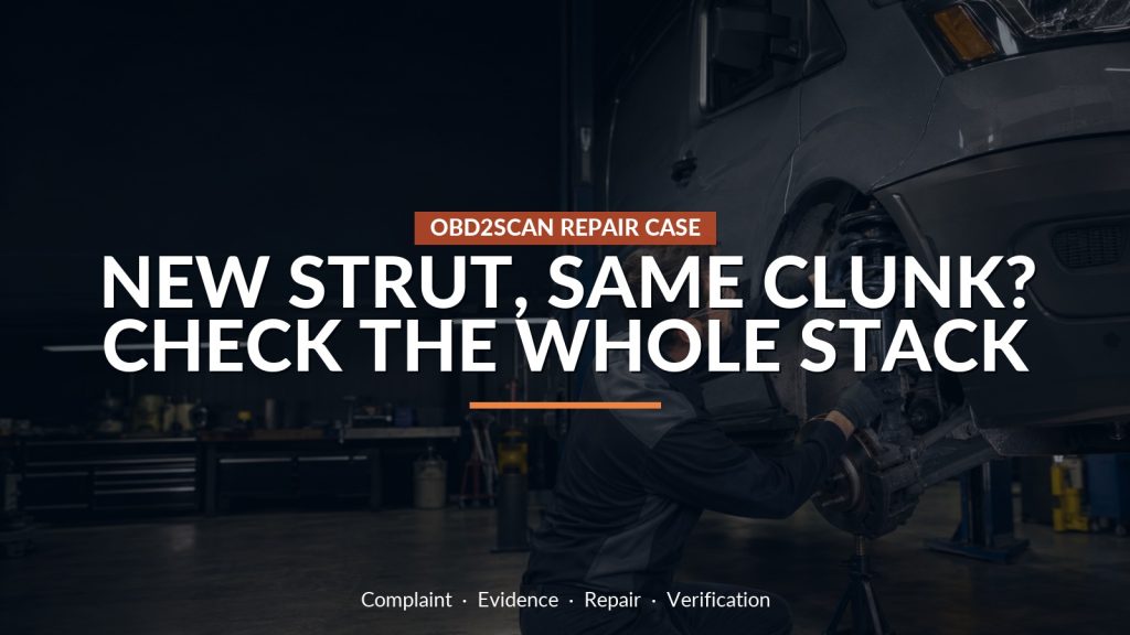 2018 Dodge ProMaster Still Clunked After a New Strut: The Old Upper Mount Stayed in the Stack